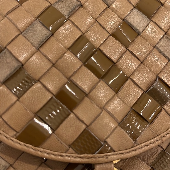 Vintage Leather & Suede Handbag - Picture 6 of 16